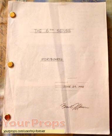 The Sixth Sense original production material