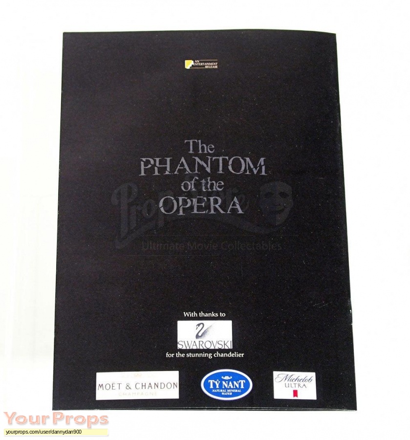 The Phantom of the Opera original film-crew items