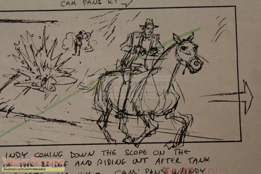 Indiana Jones And The Last Crusade original production material