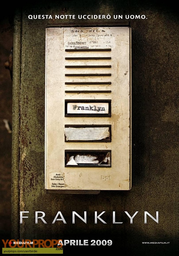 Franklyn original movie prop