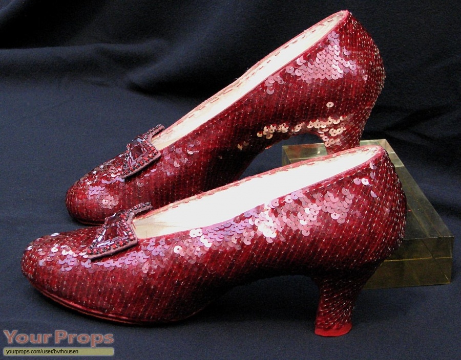 The Wizard of Oz Ruby Slippers replica movie costume