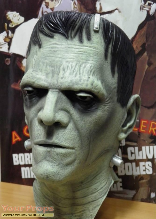 Frankenstein replica make-up   prosthetics