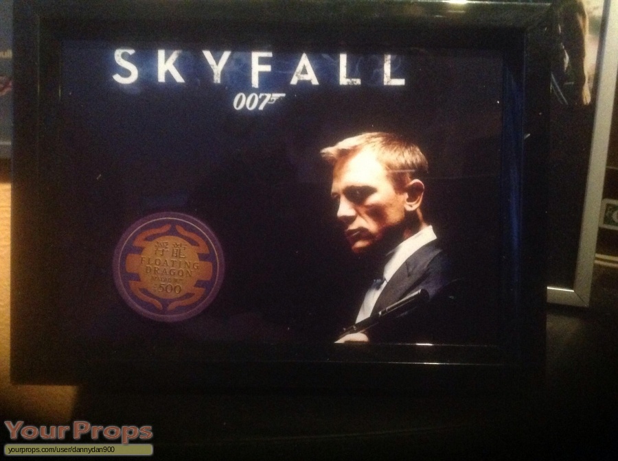 James Bond  Skyfall original movie prop