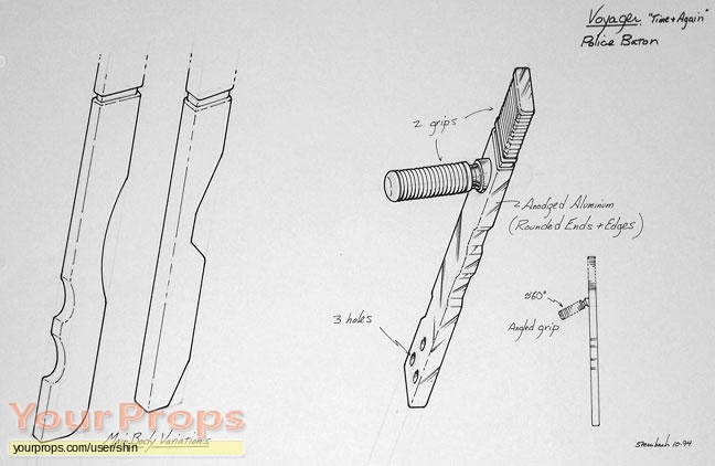 Star Trek  Voyager original production artwork