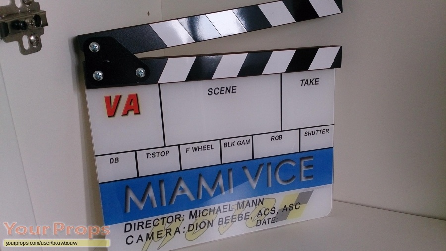 Miami Vice original film-crew items