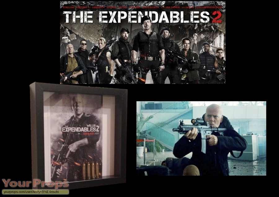 The Expendables 2 original movie prop weapon