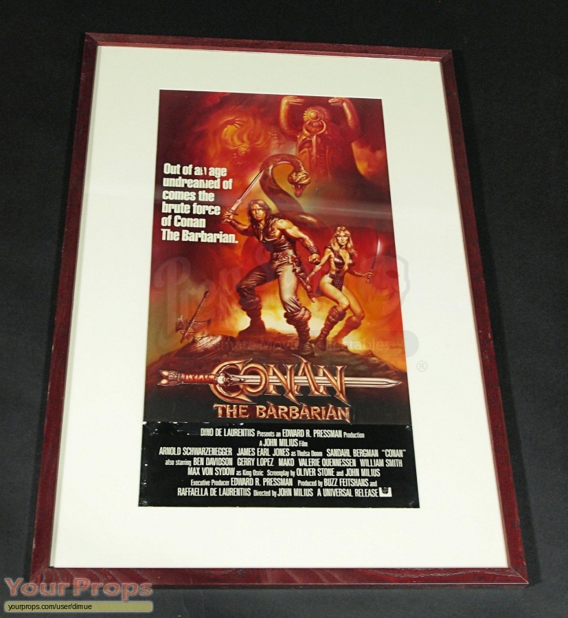 Conan the Barbarian original production material