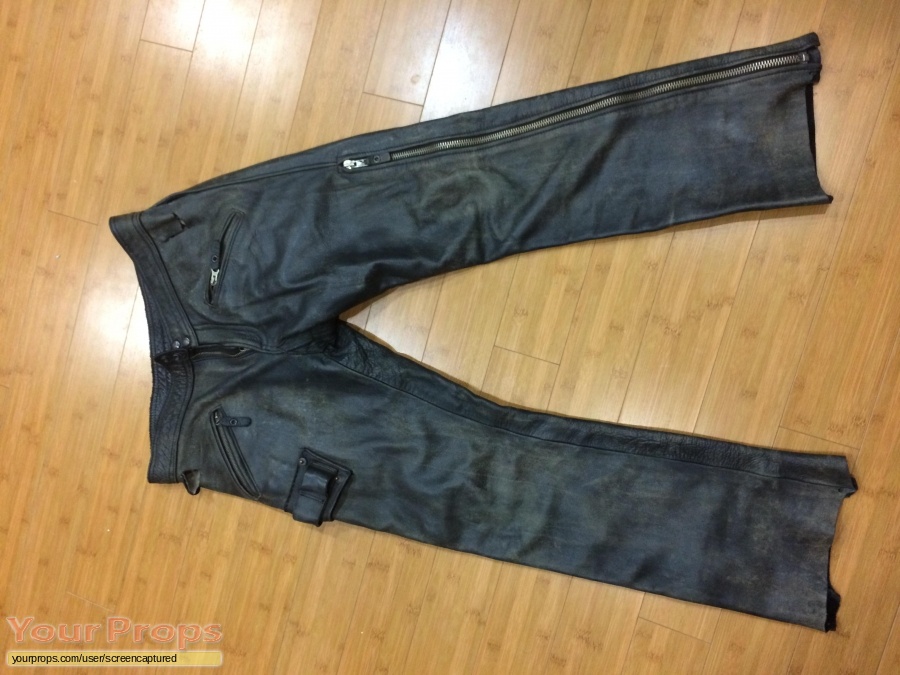 Terminator Salvation Hero #1 Marcus leather pants original movie costume