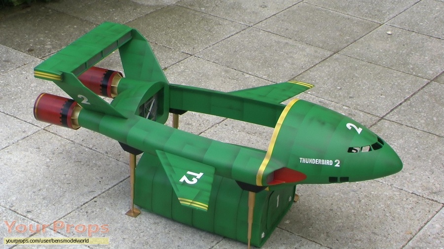 Thunderbirds made from scratch model   miniature