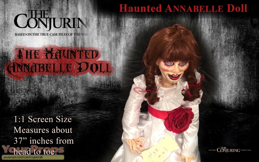 Annabelle made from scratch movie prop