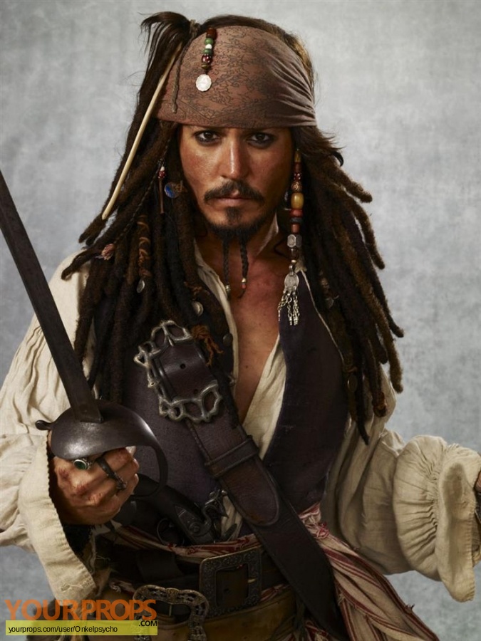 Pirates of the Caribbean movies replica movie costume