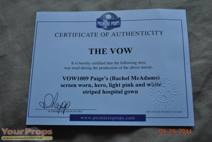 The Vow original movie costume