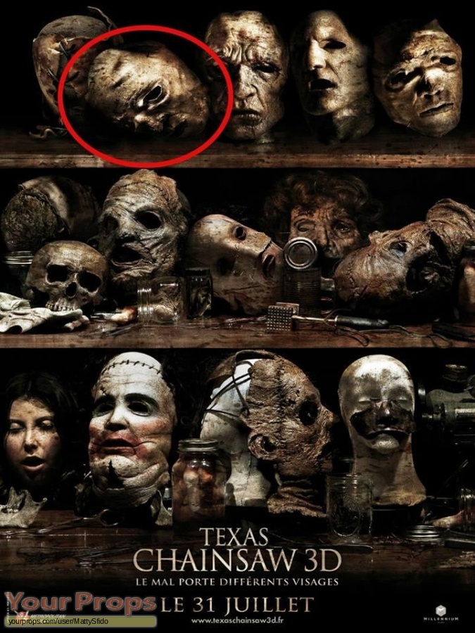 Texas Chainsaw Massacre 3D original movie costume