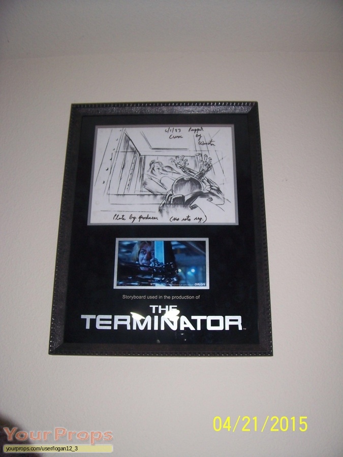 The Terminator original production material