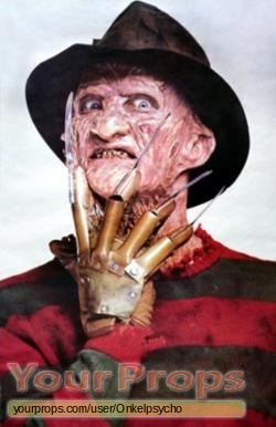 A Nightmare On Elm Street replica movie prop