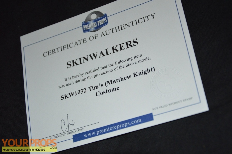Skinwalkers original movie costume