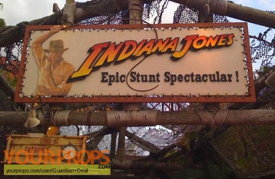Indiana Jones  Epic Stunt Spectacular (The Show) original movie costume