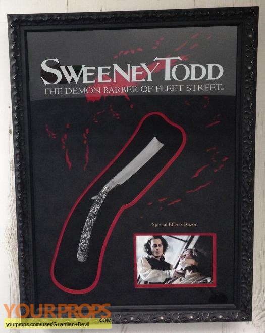 Sweeney Todd  The Demon Barber of Fleet Street original movie prop