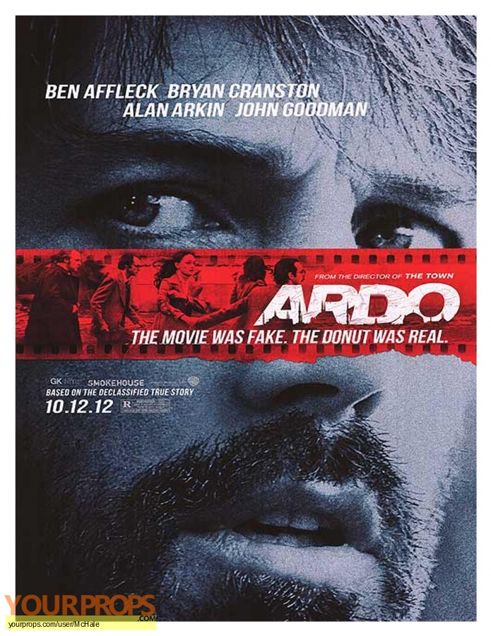 Argo original movie prop