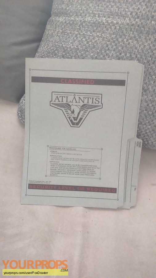 Stargate Atlantis original movie prop