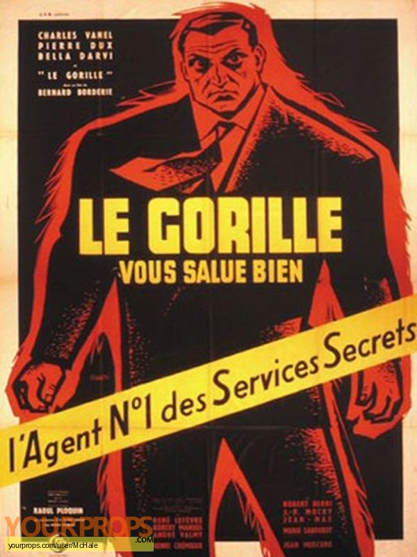 Le Gorille vous Salue Bien replica movie prop