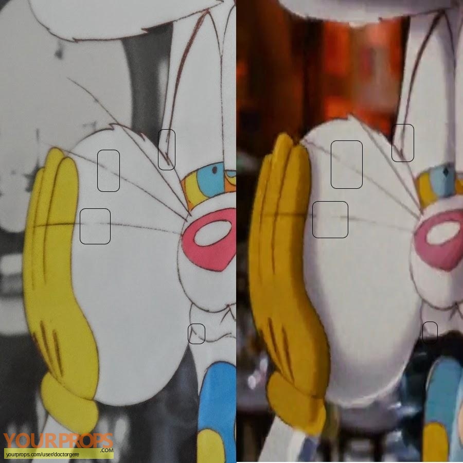 Who Framed Roger Rabbit Roger Rabbit Original Animation Cel Original Who Framed Roger Rabbit Roger Rabbit Original Animation Cel Original