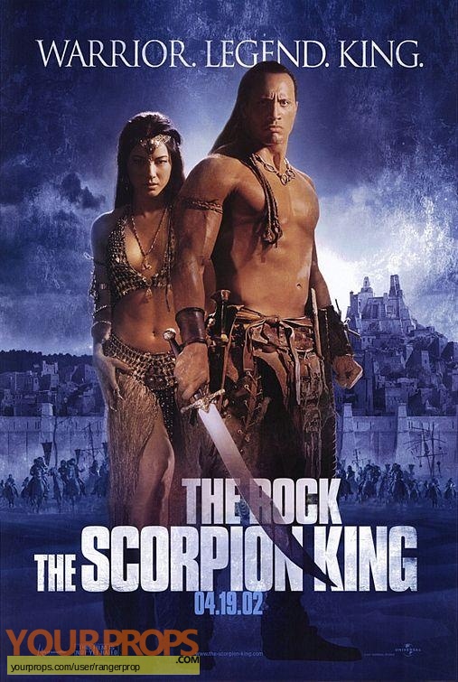 The Scorpion King original movie prop