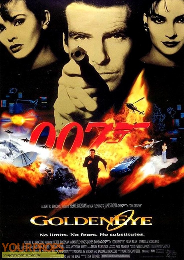 James Bond  Goldeneye original movie prop
