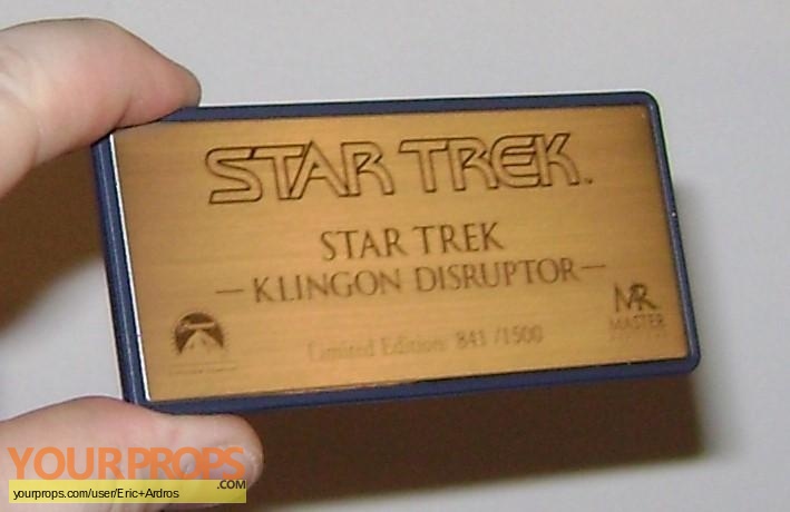 Star Trek The Original Series Master Replicas movie prop weapon