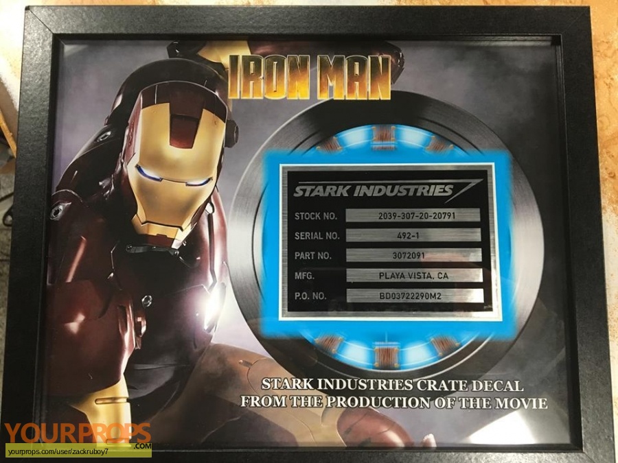Iron Man original movie prop