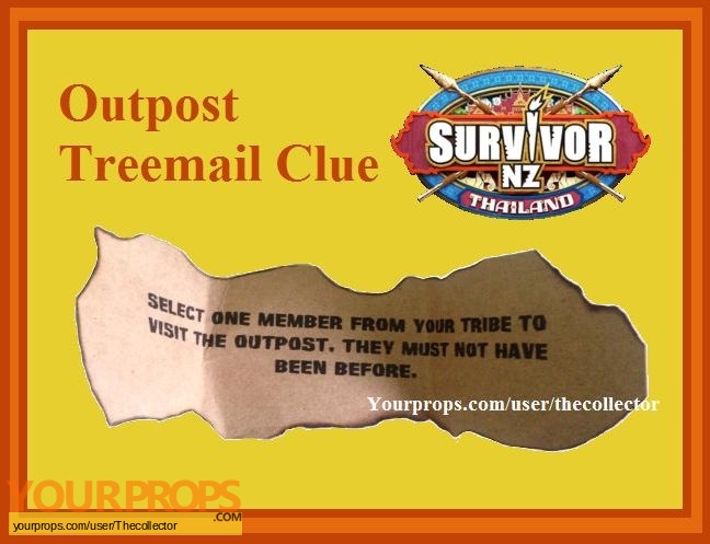 Survivor New Zealand  Thailand original movie prop