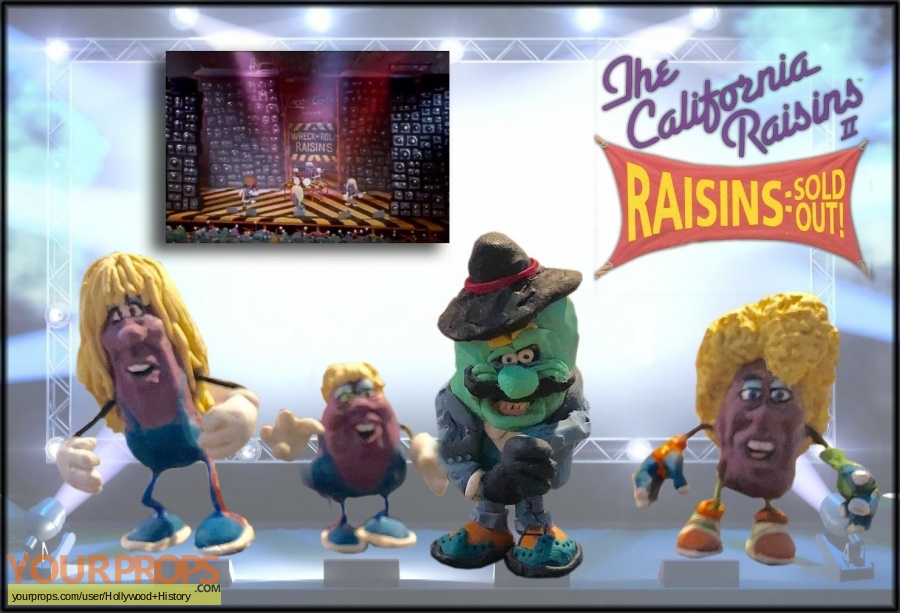Raisins  Sold Out   The California Raisins II original movie prop