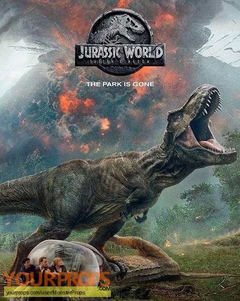 Jurassic World A Fallen Kingdom original movie prop