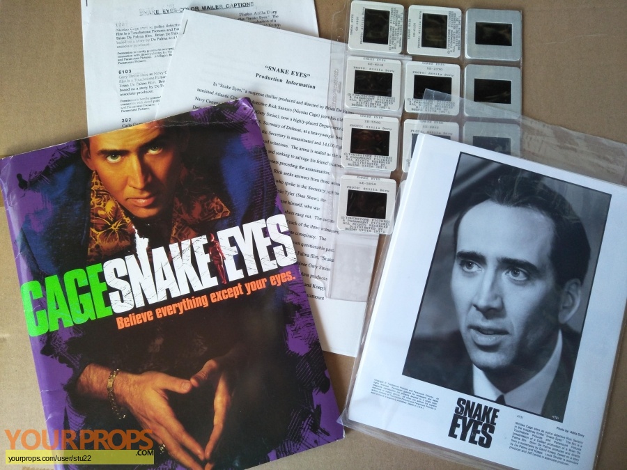 Snake Eyes original production material