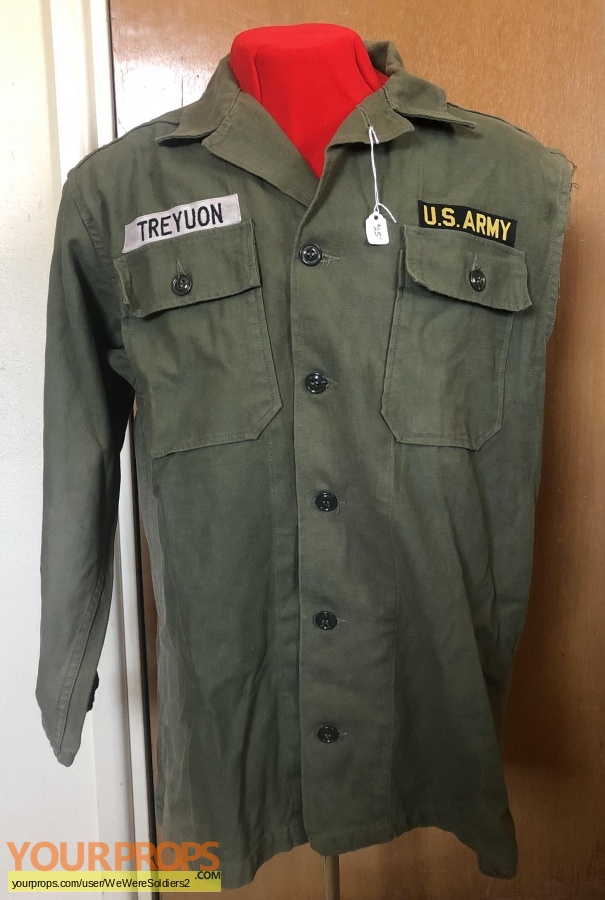 We Were Soldiers Treyuon worn shirt original movie costume