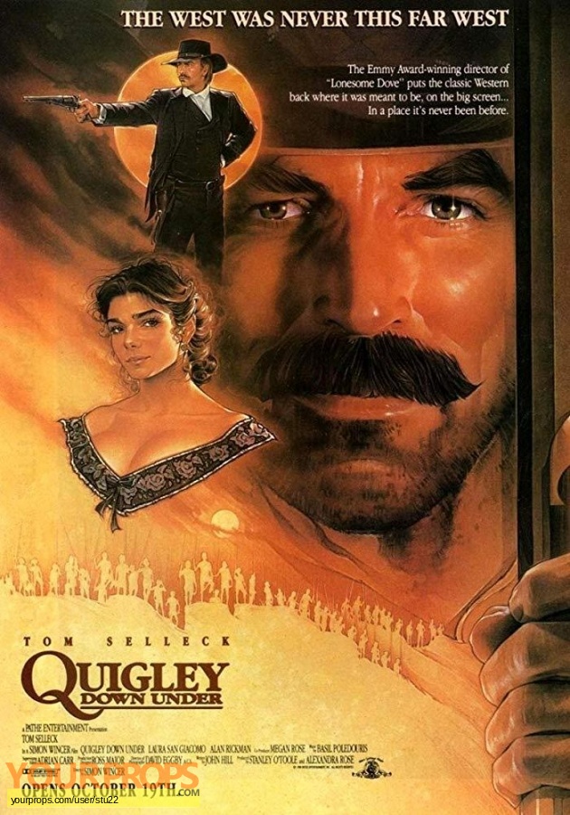 Quigley Down Under original production material