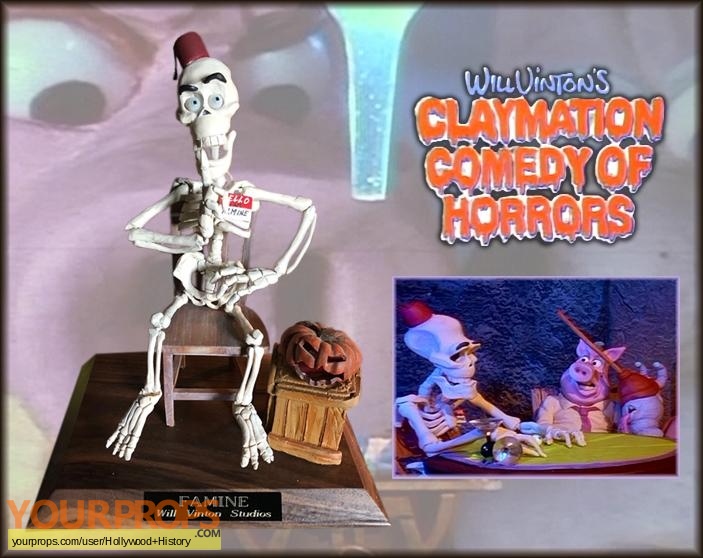 Claymation Comedy of Horrors original movie prop