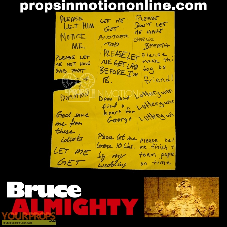 Bruce Almighty original movie prop