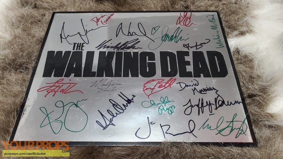 The Walking Dead original film-crew items