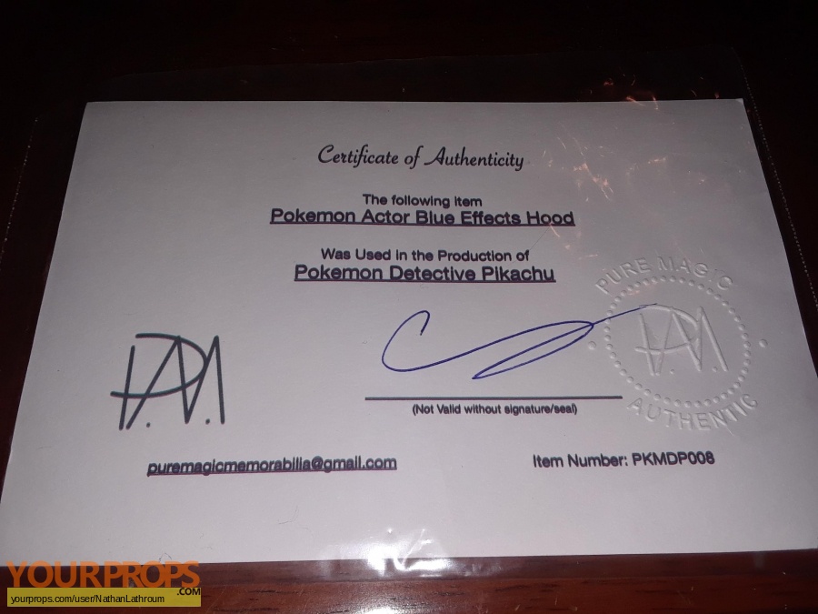 Pokemon Detective Pikachu original production material