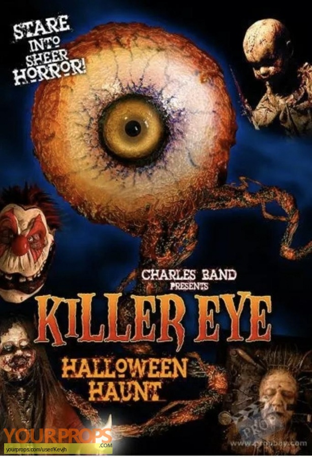 Killer Eye Halloween Haunt original movie prop