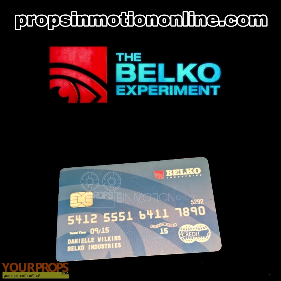 The Belko Experiment original movie prop