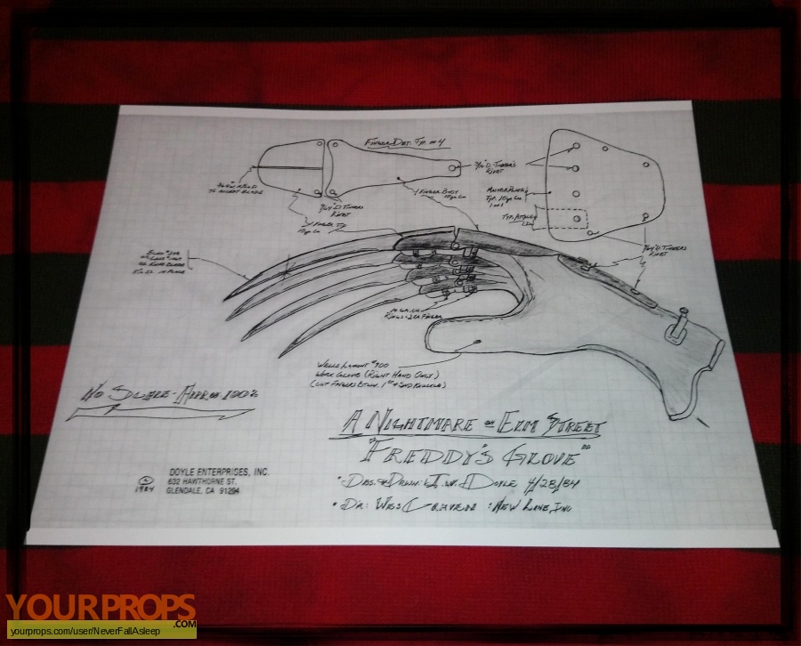 A Nightmare On Elm Street Master Replicas production material