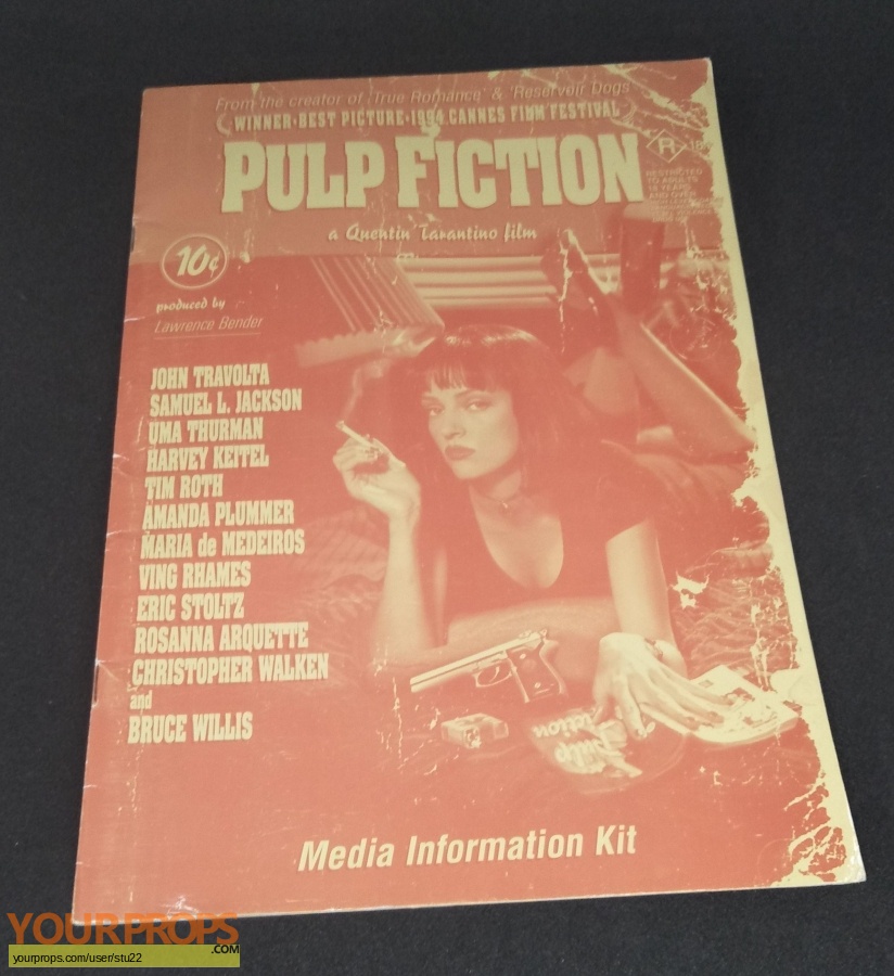 Pulp Fiction original production material