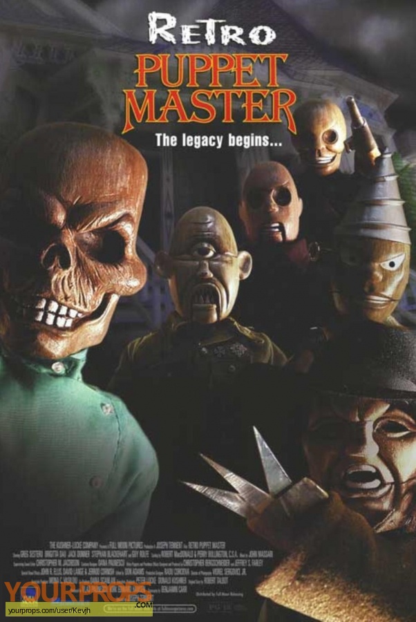 Retro Puppet Master original movie prop