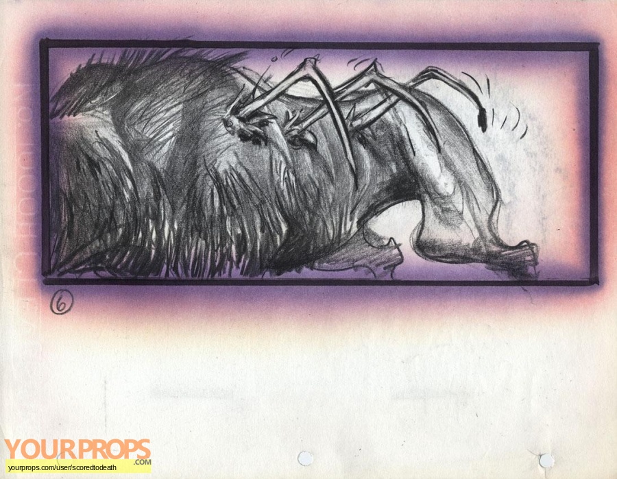 The Thing original production artwork