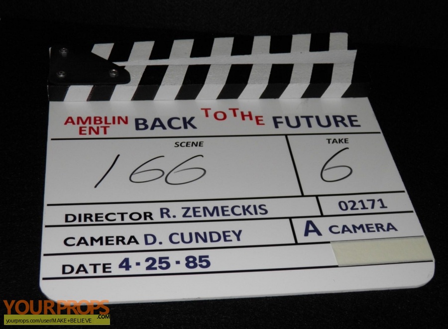 Back To The Future made from scratch production material
