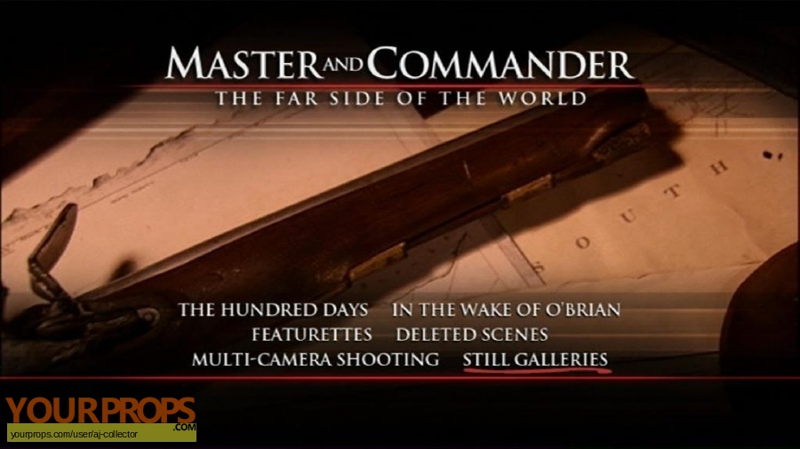 Master and Commander  The Far Side of the World original movie prop