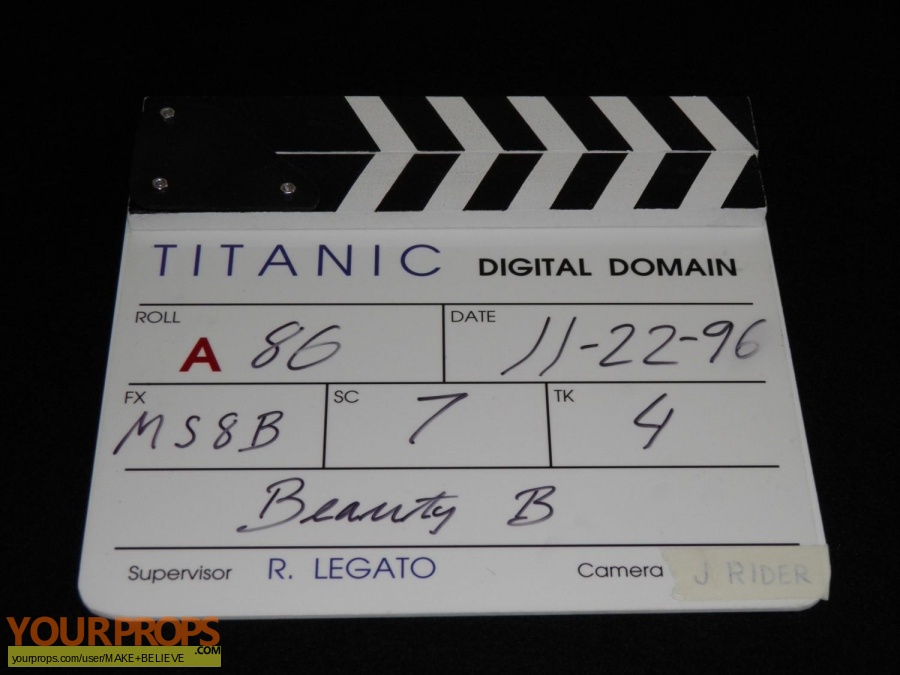 Titanic made from scratch production material