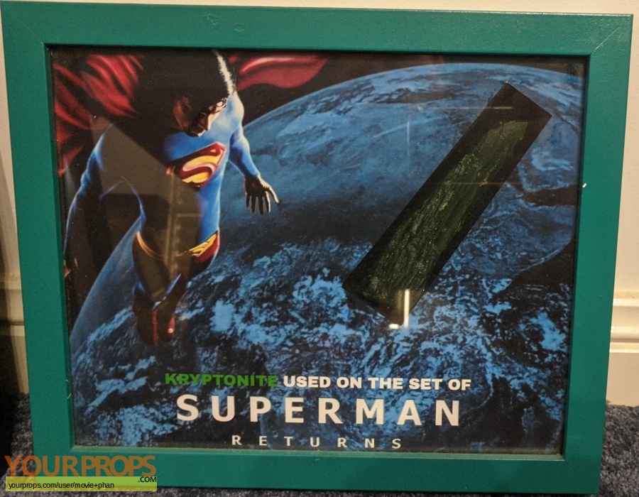 Superman Returns original set dressing   pieces